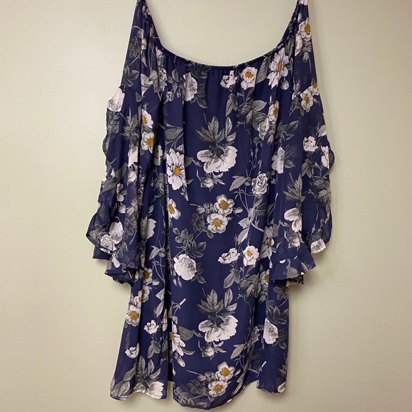 Anthropologie Altar’d State Navy Floral Dress - Picture 4 of 6